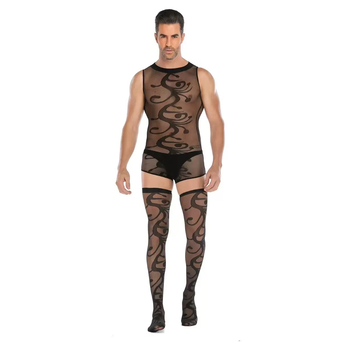 EU Plus Size Bodystocking